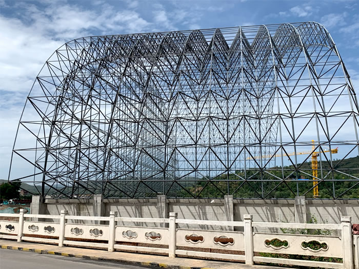 海林山寨矿储煤棚网架
